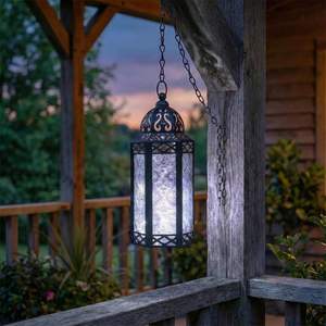 Nuevas Lámparas Decorativas Marroquíes de Metal Hechas a Mano con Luces LED de Hadas, Portavelas para Decoración Interior del Hogar - Product Image 3