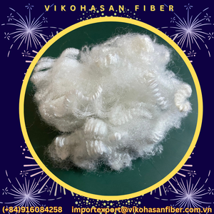 VIKOHASAN Fibra 15D HS Holow Siliconizada Blanca Reciclada Fiberfix para relleno de juguetes, almohadas, edredones, mantas, cojines, sofás y muebles - Product Image 6