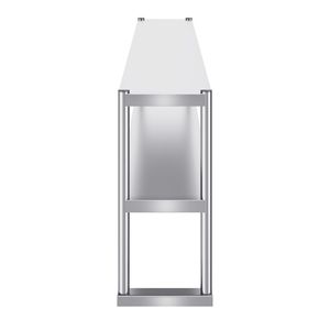 Tavolo da Lavoro Commerciale a Doppio Ripiano in Acciaio Inossidabile, 12 x 72 Pollici, Altezza Regolabile, con Ripiano Superiore, per Cucina Professionale - Product Image 5