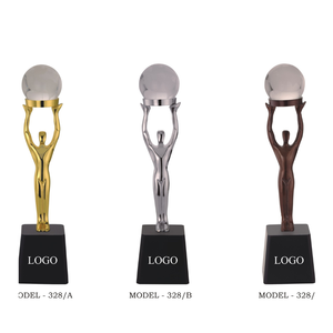 12 Inch Golden Brass Star Shaped <b>Trophy</b> For Office Recognition And Awarding Outstanding Performance And Success - Product Image 1