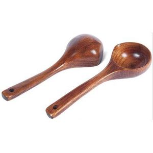 Cuillère en bois naturel faite à la main, écologique, pour la cuisine, le service de soupes et de riz, ustensile de cuisine disponible au meilleur prix du marché - Product Image 4