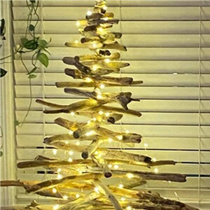 Arbre de Vie en bois pliable et flexible fait main avec support, parfait pour les décorations de Noël et de fêtes - Product Image 6