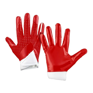 Vente flash - Gants de football américain pour hommes en cuir et polyester légers, taille personnalisée, imperméables et confortables pour le froid - Product Image 4
