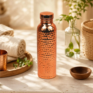 Botella de Agua de Cobre Puro de 1000ml, de Calidad Doméstica, Ecológica, Ayurvédica, Decorativa, para la Cena, Suministros del Fabricante, Más Vendida - Product Image 5