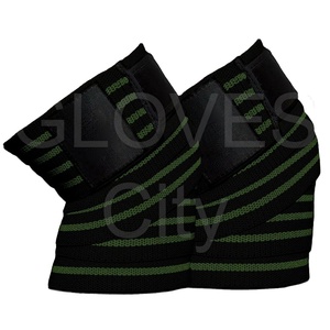 Wholesale Gloves City Heavy Duty Polyester <b>Knee</b> Wraps for Weight Lifting Gym Fitness Workout Breathable Non-Slip 2026 - Product Image 1