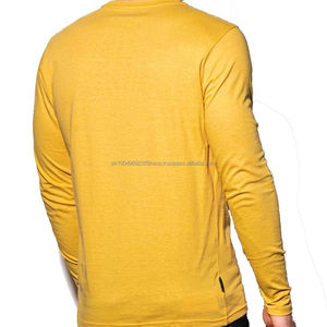 Camiseta de Manga Larga de Algodón con Estampado Personalizado, Camiseta Deportiva Lisa para Hombre, Corte Ajustado, Estilo Casual, Servicio OEM, Camisetas de Manga Larga para Hombre - Product Image 2