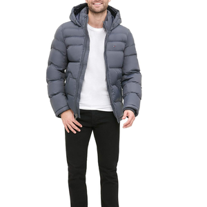 Custom OEM Winter Men Warm Hooded Puffer Jacket Heavyweight Padded <b>Parka</b> Jacket Outerwear - Product Image 3