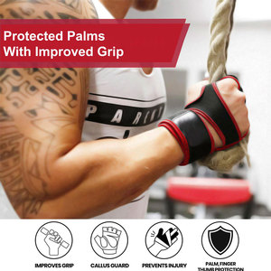 Gants de musculation unisexes résistants aux chocs, design à enfiler, avec logo personnalisé, équipement de fitness respirant, gants de musculation pour la salle de sport - Product Image 5
