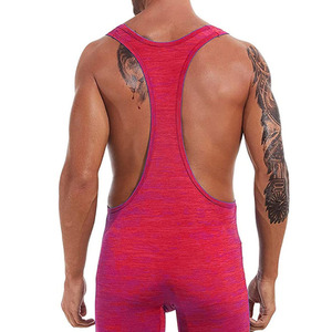 Singletes de lucha ligeros, elásticos y cómodos para hombres, para entrenamiento en gimnasio, levantamiento de pesas, singletes de lucha hechos a medida. - Product Image 6