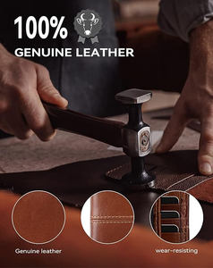 High Quality Lightweight Men's Genuine Leather <b>Wallets</b> Elegant Custom Logo Designs Durable Short Length-Factory Direct Wholesale - Product Image 4