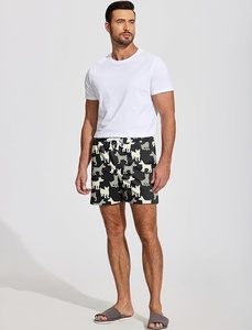 Men's Lime Green Drawstring Woolen <b>Cargo</b> Shorts Plaid Casual Knitted Breathable Quick Dry Pockets Mid Waist 100% Polyester Back - Product Image 1