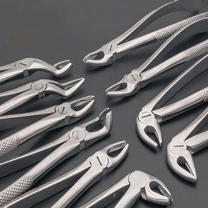 BAFA SURGICAL INSTRUMENTS Juego de fórceps manuales para extracción dental de dientes del juicio tenso y fórceps apicales para raíces residuales - Product Image 5