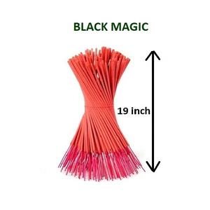 Varillas de incienso negro Natural, varitas mágicas de 19 pulgadas, suministro al por mayor de la mejor marca (rojo) - Product Image 1