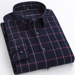 Chemise en flanelle à carreaux Buffalo personnalisée pour homme, manches longues, boutonnée, en coton doux, style décontracté, streetwear, chemise de bûcheron - Product Image 3