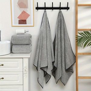 Soft 55\"X27.5\" Fiber Bath Towel Set Quick Drying Absorbent Household Bathroo Bathroom Towels - Product Image 4