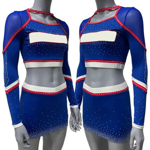 Costume de majorette personnalisé haut de gamme, léger, respirant, en spandex/polyester, pour performance scénique, haute qualité pour femmes - Product Image 6