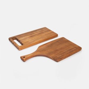 Tabla de cortar de madera gruesa hecha a mano para cocina, para cortar verduras, frutas, carne, pan, tabla de madera natural duradera. - Product Image 3