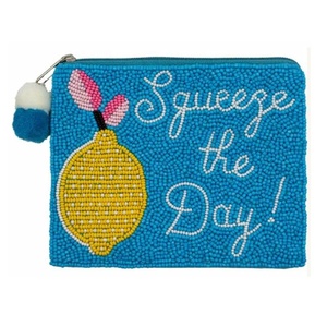 Monedero Pequeño Moderno con Cuentas Hechas a Mano, Cierre de Cremallera, Diseño de Frutas, para Guardar Llaves, Dinero en Efectivo, Tarjetas, Uso Multiusos, Accesorio para Mujer - Product Image 1