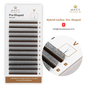 Pestañas Híbridas Preformadas en V DIY, Pestañas MACY BEAUTY KOREA, Extensiones de Pestañas Premium al por Mayor, Pestañas Personalizadas con Marca Privada OEM - Product Image 5