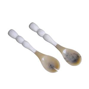<b>SPOON</b> STYLE HANDMADE RESIN SALAD <b>SPOON</b> Servers Decorative <b>Serving</b> <b>Spoons</b> Set Salad Mixing Dinner Fork <b>Spoon</b> Handle Salad - Product Image 2