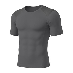 Men's <b>Compression</b> <b>Shirt</b>, Short Sleeve Athletic T <b>Shirts</b>, Quick Dry Slim Base Layer Undershirt for Gym Sports Workout - Product Image 1