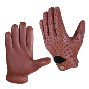 Women's Fashion Leather <b>Gloves</b> <b>Knitted</b> Cuff Real Sheep Leather <b>Gloves</b> Comfortable Leather <b>Gloves</b> - Product Image 3