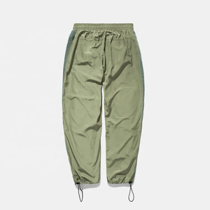 OEM Wholesale <b>Lightweight</b> Nylon Track Pants Casual Sportswear Elastic Waist Drawstring Cinch Bottom <b>Joggers</b> for Men - Product Image 1