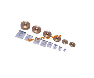 SUNTOOLS/STIPL Ensemble de poids de test en plastique pour bijoux, pour mesurer la pureté des métaux, 12 pièces, y compris des poids d'étalonnage et des testeurs - Product Image 2