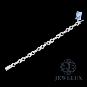 Elegant Style Diamond Tennis <b>Bracelet</b> for Women with High Shine Finish and Secure Lock Available at Export Price - Product Image 3