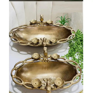 Nuevo y Moderno Tazón para Servir Frutas de la Mejor Calidad, Hecho a Mano en Acero, Decoración Estándar, Tazones Indios Antiguos para Servir - Product Image 4
