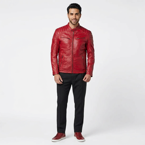 OEM Custom Leather Sleeves & High Quality Wool Body Bomber <b>Baseball</b> Vintage Letterman <b>Jacket</b> Genuine Leather <b>jacket</b> <b>for</b> <b>men</b> - Product Image 6