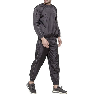 Combinaison de sauna intégrale à capuche personnalisée avec logo imprimé, haute qualité, pour hommes, pour la perte de poids et le sport - Product Image 3