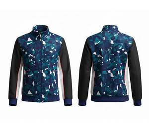 Chaqueta de Entrenamiento y Fitness con Sublimación Completa, Ropa Deportiva para Correr, Cálida, Transpirable y de Secado Rápido |   Tallas Hombre Mujer Juvenil - Product Image 1