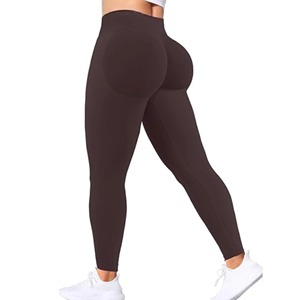 Leggings sans couture taille haute RAZERS IMPEX, longueur intégrale, effet push-up, couleur unie, extensibles et respirants pour femme - Product Image 1