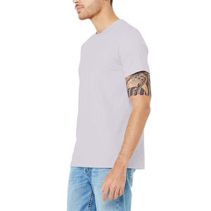 T-shirt personnalisé pour homme en coton premium à col rond, finition douce, pour un usage quotidien décontracté, usine de vêtements OEM - Product Image 1