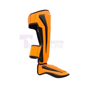Accessoires de fitness Empire, protège-tibias en cuir légers et durables, protection professionnelle, fermeture à boucle, respirants, pour la boxe - Product Image 5