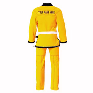Uniforme de Karate de algodón 100% de alta calidad, nuevo estilo, traje de entrenamiento de artes marciales ligero para hombres, técnica de lavado con logotipo personalizado - Product Image 6