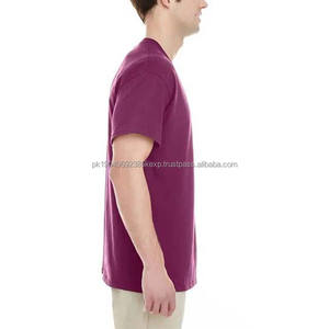 Camiseta de Hombre de Algodón 100%, Personalizada, Extra Grande, Gruesa, 220 g/m², con Estampado y Bordado, Manga Corta, Estilo Urbano Informal, para Verano - Product Image 3