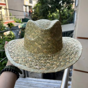 Wholesale Straw <b>Hats</b> Straw Cowboy <b>Hat</b> Straw <b>Hats</b> Summer Women With Customized Design Size by Eco2go Vietnam - Product Image 1