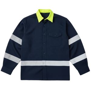 <b>Men's</b> Breathable Thickened Zipper Canvas Front Logo <b>Jacket</b> Cotton Material Outdoor Work Construction Fleece Insulation - Product Image 4