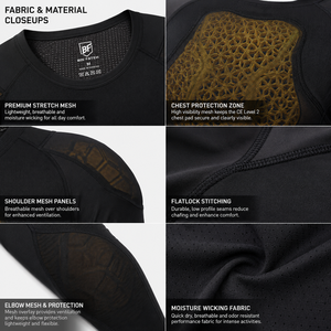 Camiseta sin Mangas de Alta Calidad con Protección Interna, Acolchada, Ligera, Transpirable, de Poliéster, para Ciclismo y Senderismo - Product Image 6