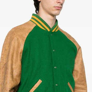 Chaqueta Varsity para Hombre, para Otoño e Invierno, en Venta, 100% Lana - Product Image 5