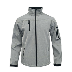 Vestes softshell d'hiver épaisses à fermeture éclair pour hommes, coupe-vent chaud, vêtements de travail en plein air, vestes softshell personnalisées - Product Image 1