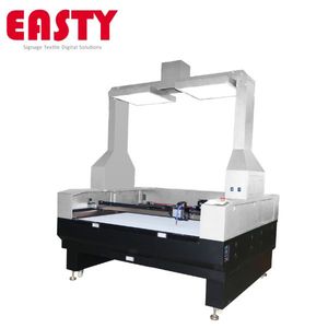 Máquina de corte, perforación y grabado láser de CO2 para telas con cámara superior - Cortadora láser automática PLC de alta velocidad - Product Image 4