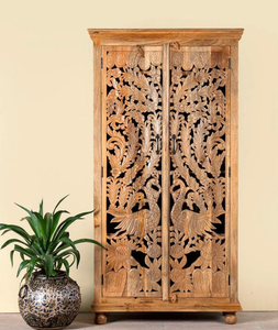 Ensemble de meubles de chambre à coucher en bois antique de style provincial français Puerto Madryn, armoire en bois d'acajou Almira - Product Image 6