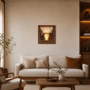 Decoración de Pared LED de Madera Premium con Diseño de Paisaje Escénico, Iluminación Ambiental Cálida para Dormitorio, Sala de Estar y Decoración de Restaurantes - Product Image 4