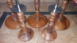 Perchas de madera para cetrería, disponibles en paquetes de 2 y 3 piezas, con placa superior de 6, 8 y 10 pulgadas, bloques de madera AstroTurf - Product Image 6