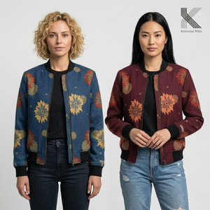 Service OEM de vêtements en coton 100% premium, tissus jacquard et sergé 390GSM, fabrication sur mesure de pantalons et vestes pour hommes et femmes - Product Image 4