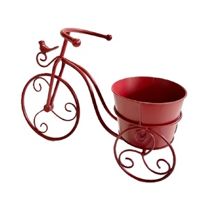 Nuevo y Elegante Macetero Decorativo de Metal con Diseño de Ciclo, para Decoración del Hogar y Jardín - Product Image 1