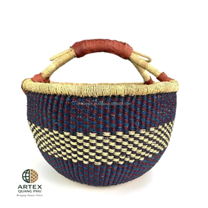 Cesta Bolga de Seagrass Hecha a Mano en Vietnam, Cesta de Almacenamiento Ecológica, Suministro al por Mayor ARTEX QUANG PHU - Product Image 1